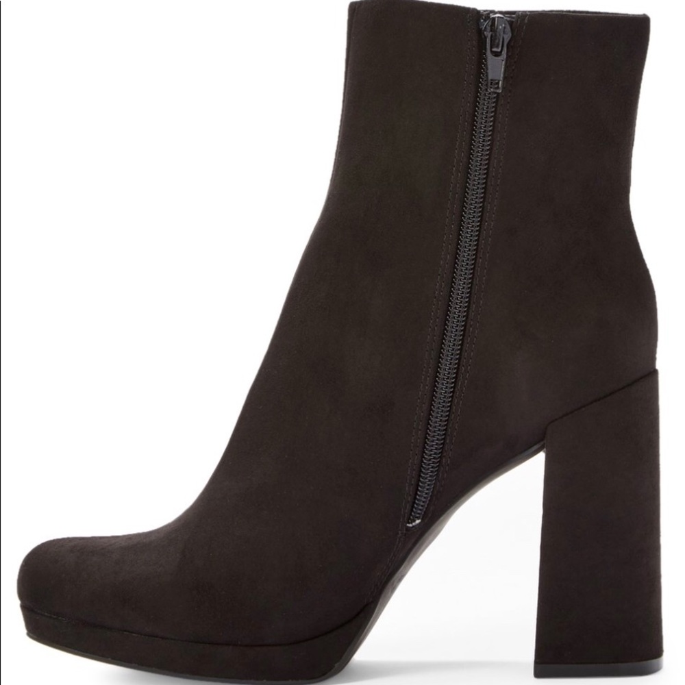 Rachel Zoe Black Maya Platform Boots Size 9